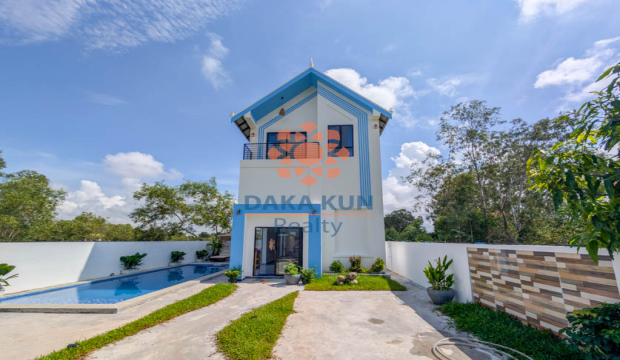 3-Bedroom House with Private Pool for Sale in Siem Reap City