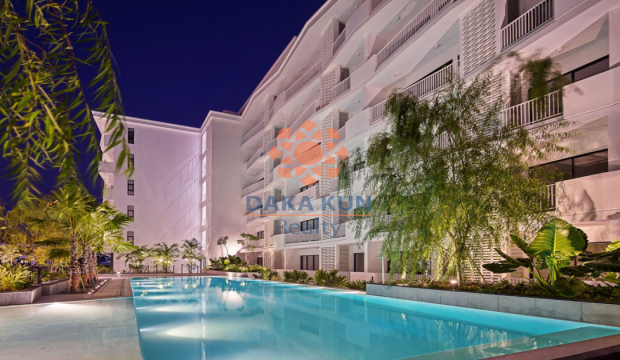 2 Bedrooms Apartment with Swimming Pool for Rent in Central Area, Siem Reap City