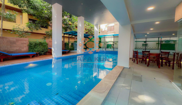 2 Bedrooms Apartment For Rent With Swimming Pool in Siem Reap City