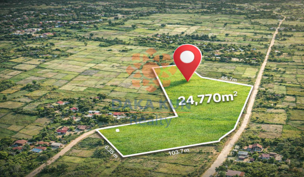 Land for Sale in Pouk, Siem Reap
