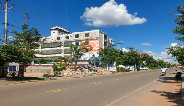 Commercial Land for Rent in Siem Reap City, near Sok San Road